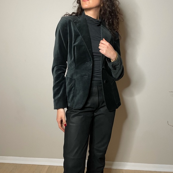 Banana Republic Jackets & Coats Vintage Gray Velvet Blazer Poshmark